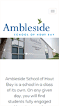 Mobile Screenshot of amblesideschool.co.za